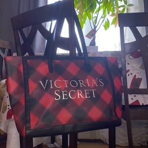 Victoria’s Secret Tote . Red & Black .